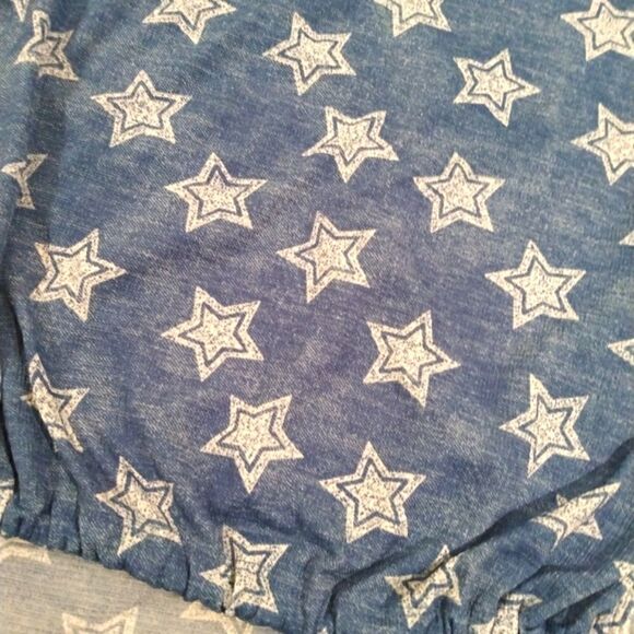 M&E Stars Summer Shirt Top SZ M - Picture 9 of 12